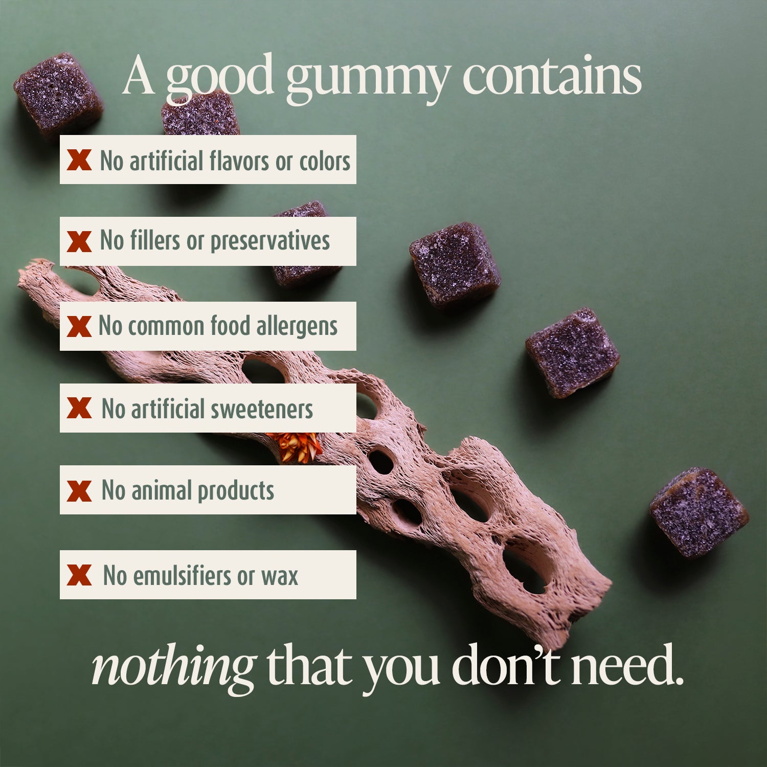 Adrift and Calm Ayurvedic Herbs and Mushroom Wellness Gummies